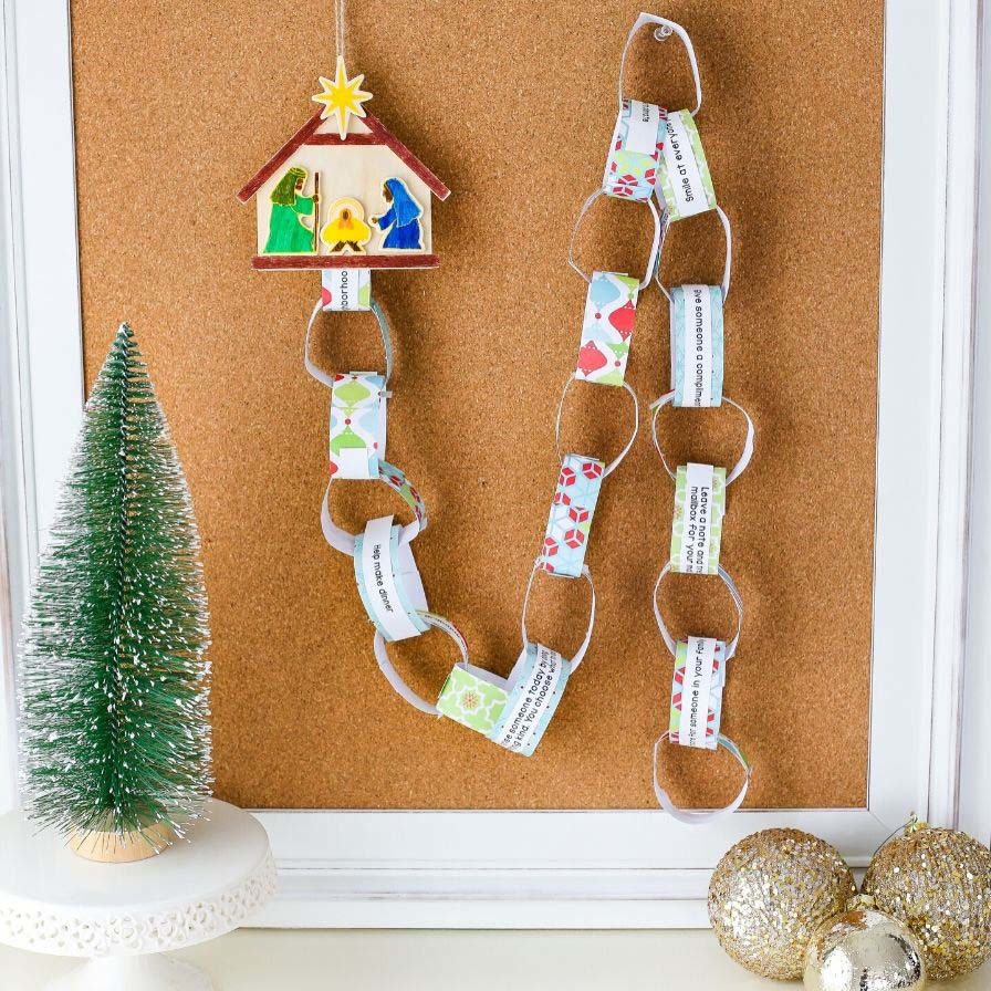 Advent Acts of Kindness Paper Chain Countdown