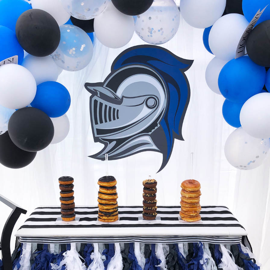 College Themed Backdrop