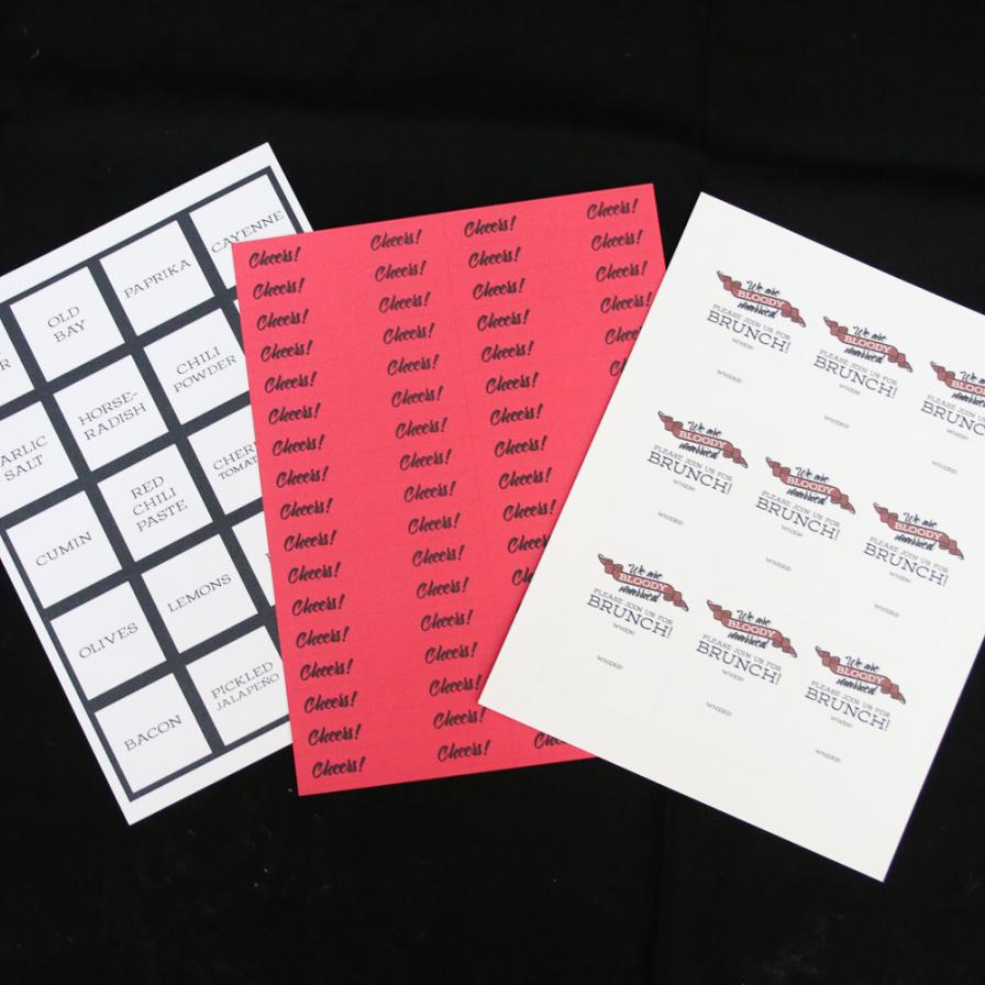 Bloody Married Bar Wedding Brunch Printables
