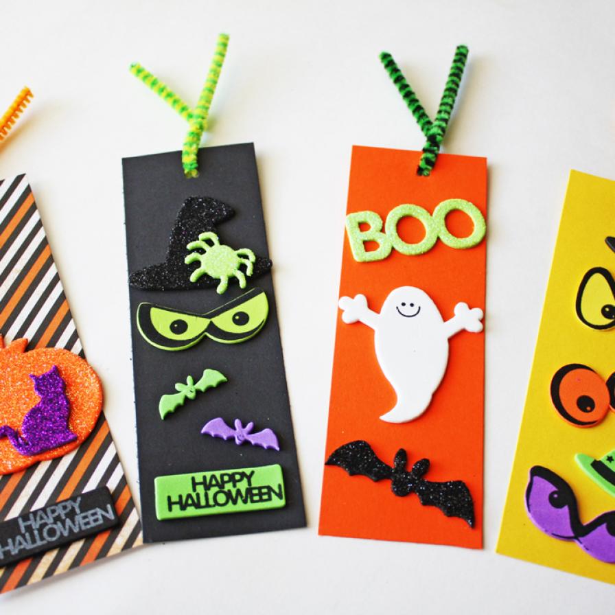 Easy Halloween Bookmarks