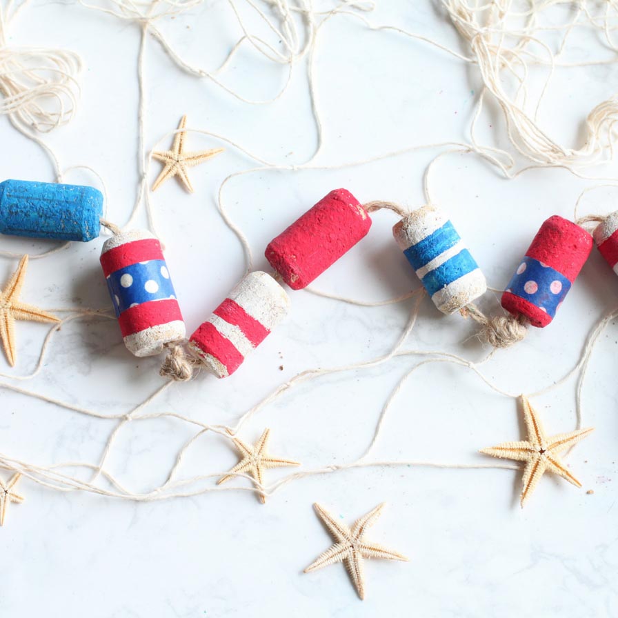 Nautical Wine Cork Garland