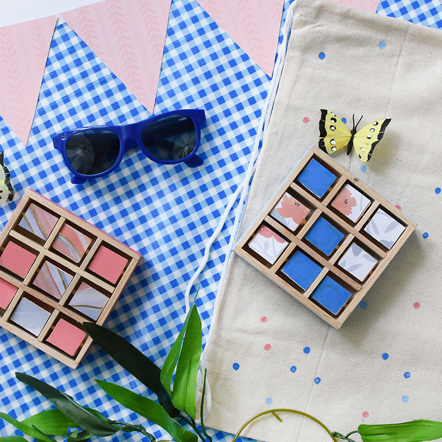 Summer DIY Tic Tac Toe Game