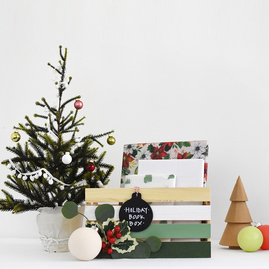 DIY Holiday Book Box