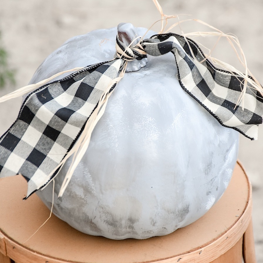 DIY Faux Galvanized Pumpkins