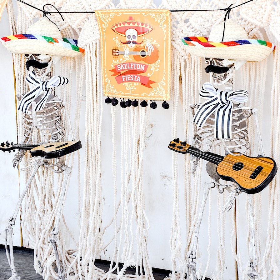 DIY Skeleton Fiesta Garland