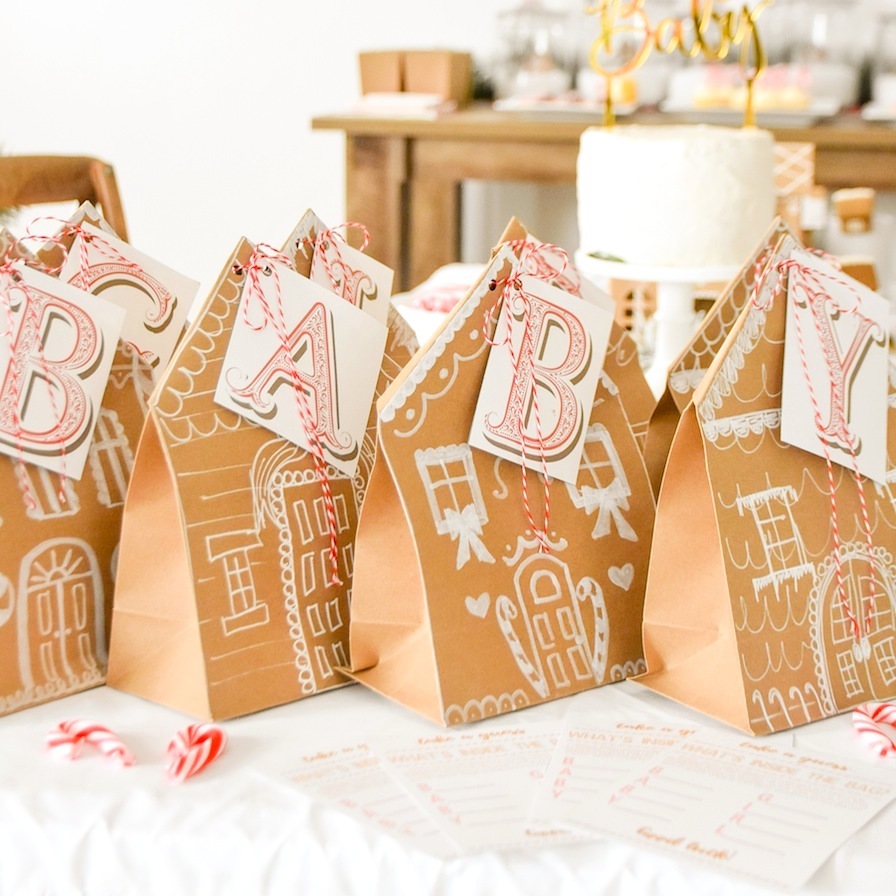 Gingerbread Baby Shower Guessing Game