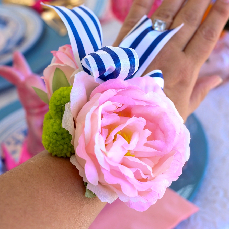 DIY Garden Wrist Corsage 