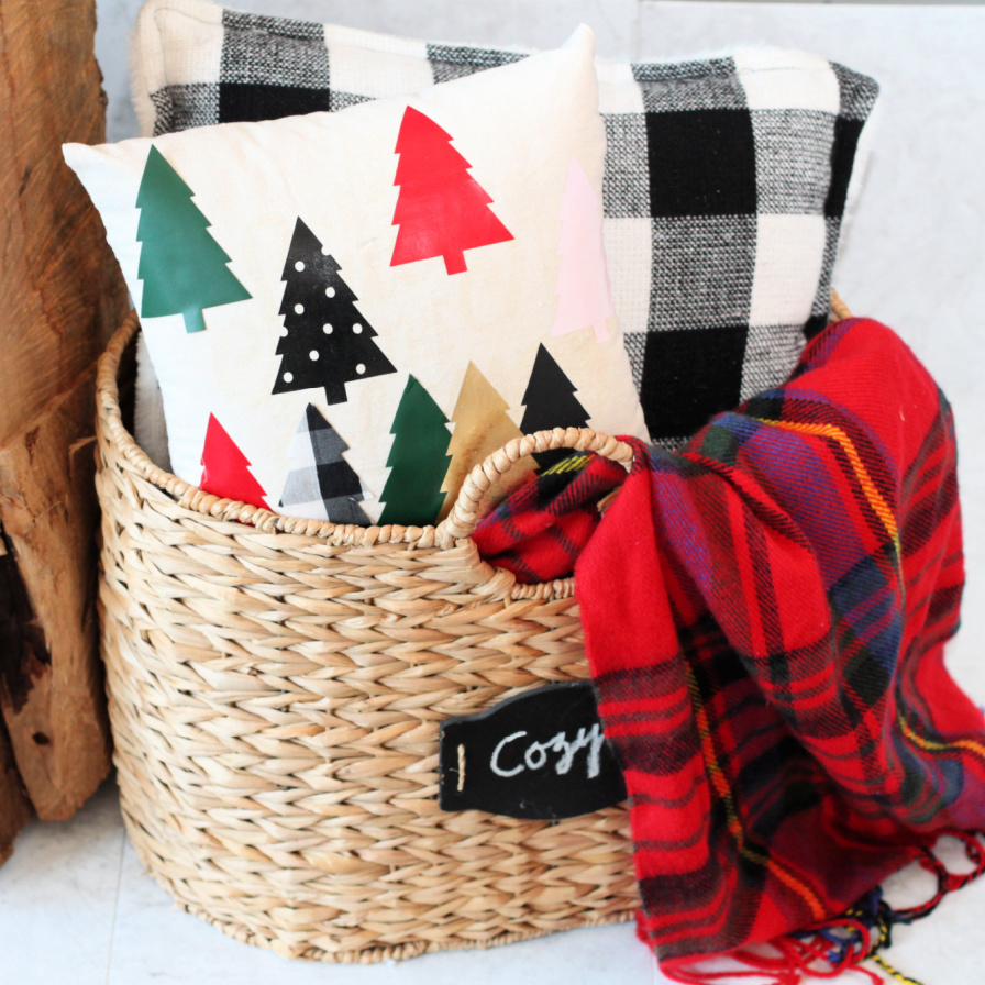 DIY Christmas Tree Pillow