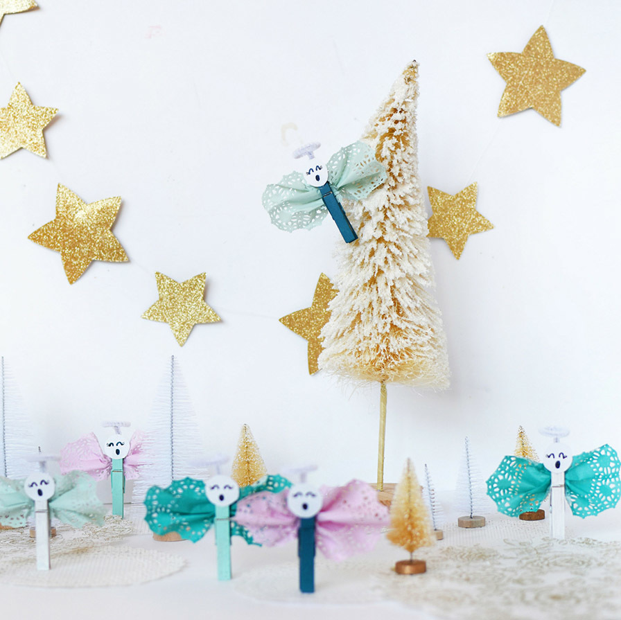 Glitter Clothespins Tutorial - Angry Julie Monday  Glitter clothespins, Clothes  pin crafts, Cheer gifts