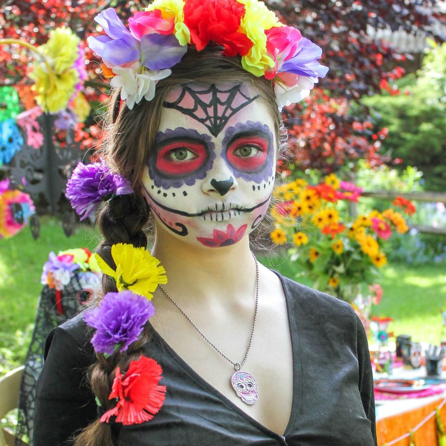 Day Of The Dead Face Paint For Kids Day Of The Dead Face Paint For Kids