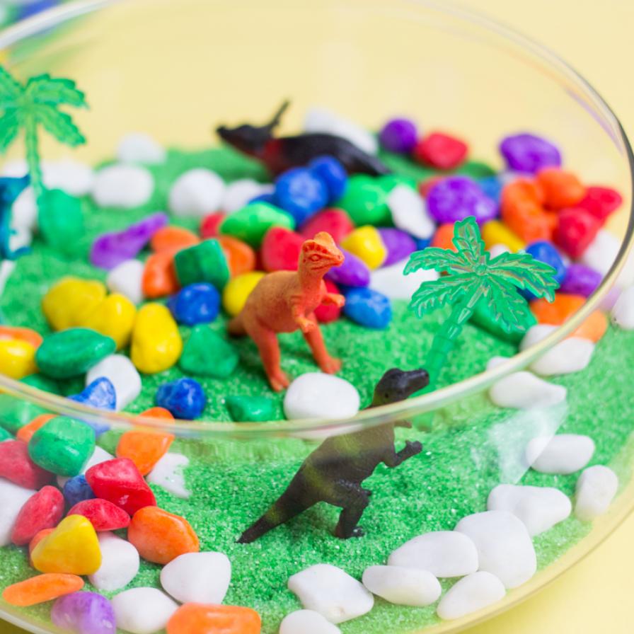 Make Your Own Dinosaur Terrariums