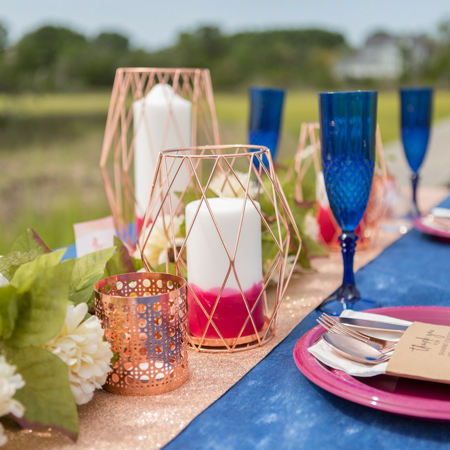 DIY Dip Dyed Candles With Crayons