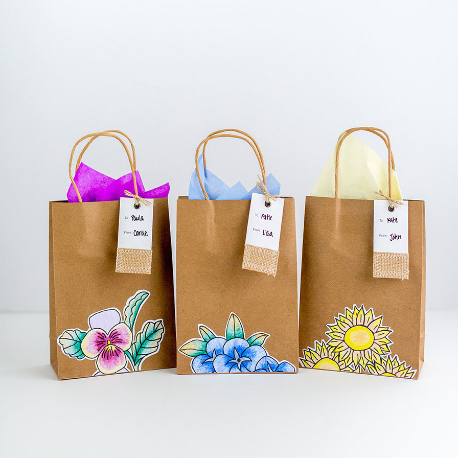 DIY Paper Bag (for give away)  Diy paper bag, Diy gift bags paper