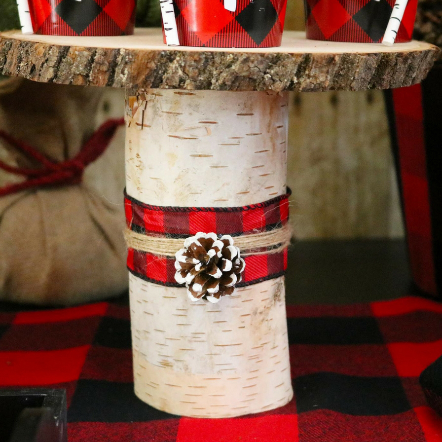 DIY Wood Cake Pedestal