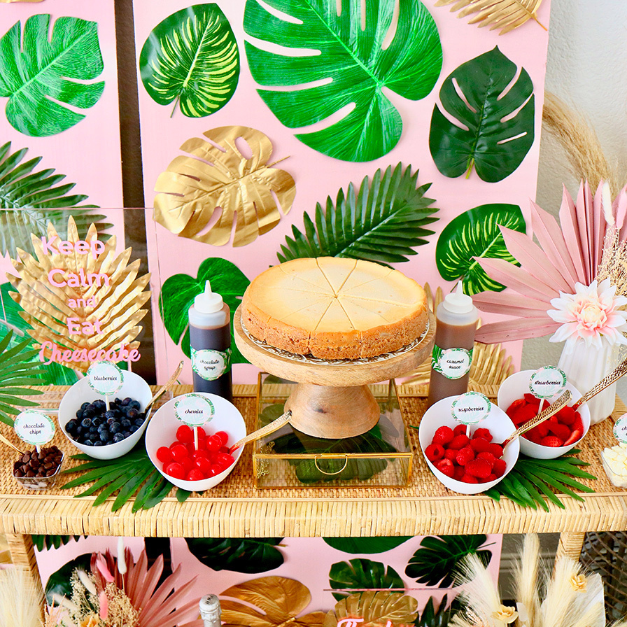 DIY Cheesecake Dessert Bar