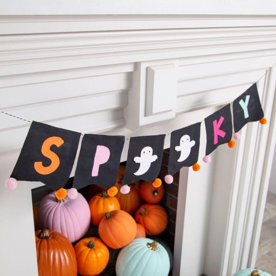 DIY Cute Ghost Garland