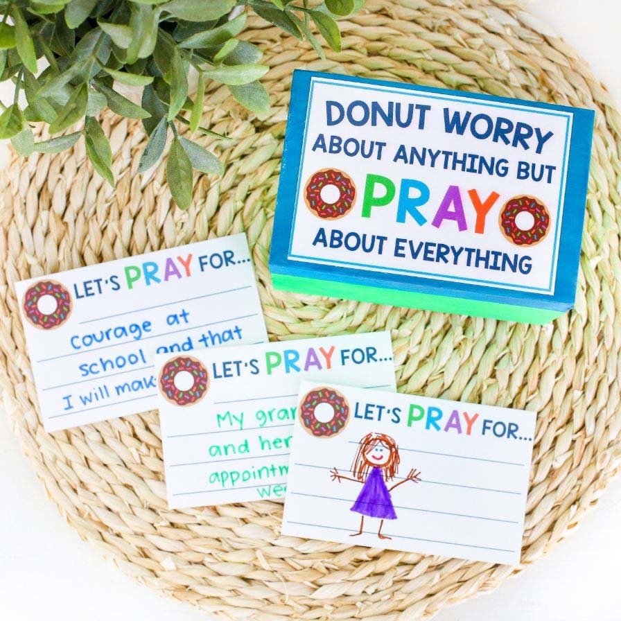 Donut Worry Kids DIY Prayer Box