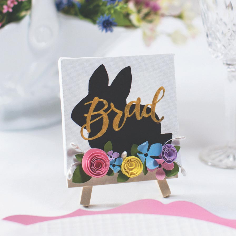 DIY Easter Easel Place Cards