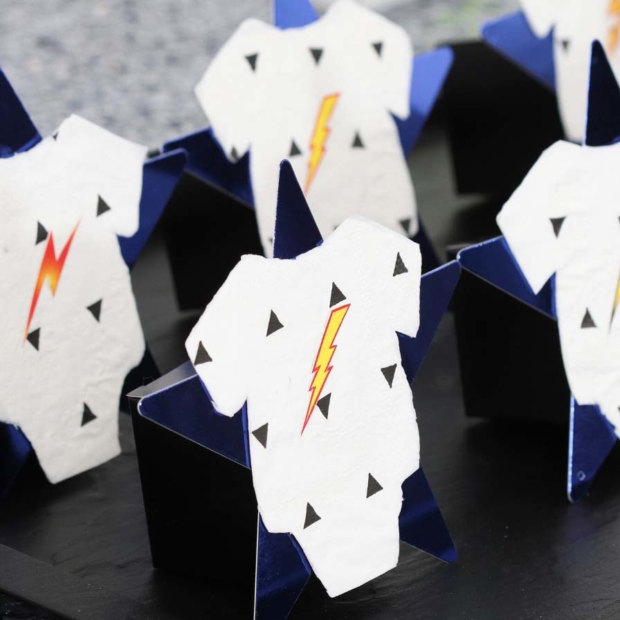 Rock N' Roll Baby Shower Favor Boxes