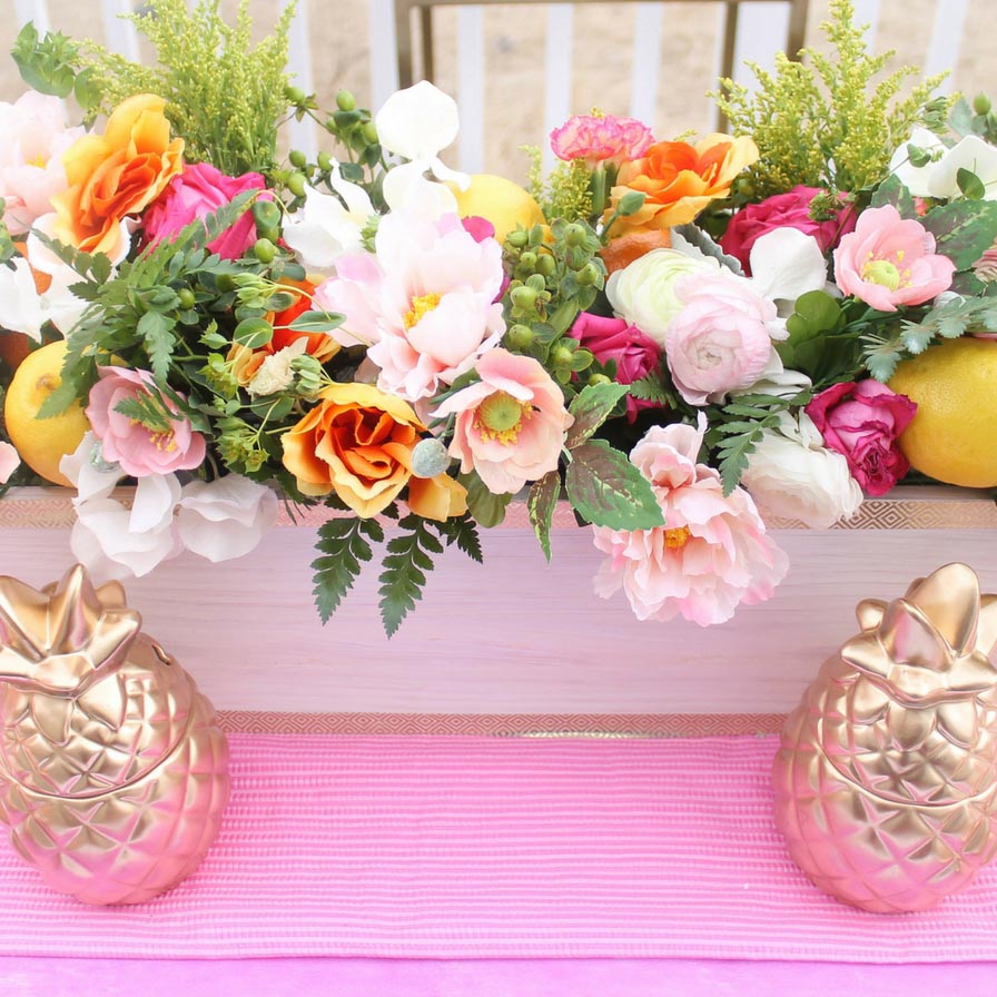 Citrus Bridal Shower DIY Centerpiece