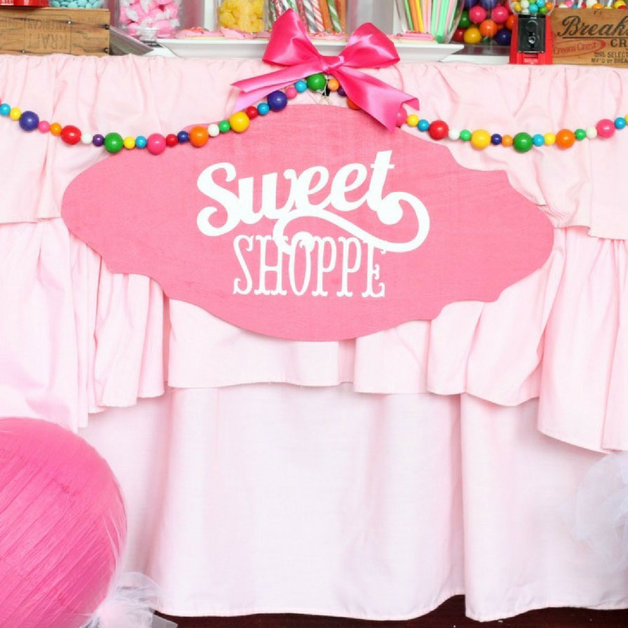 Sweet Shoppe Birthday Party Gumball Garland