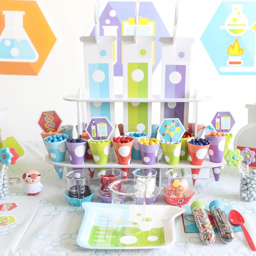 Mad Scientist Play Date DIY Ice Cream Lab