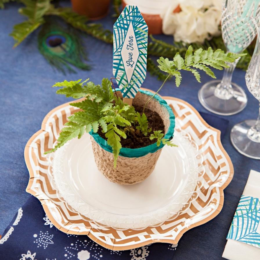 DIY Love Fern Boho Wedding Favor