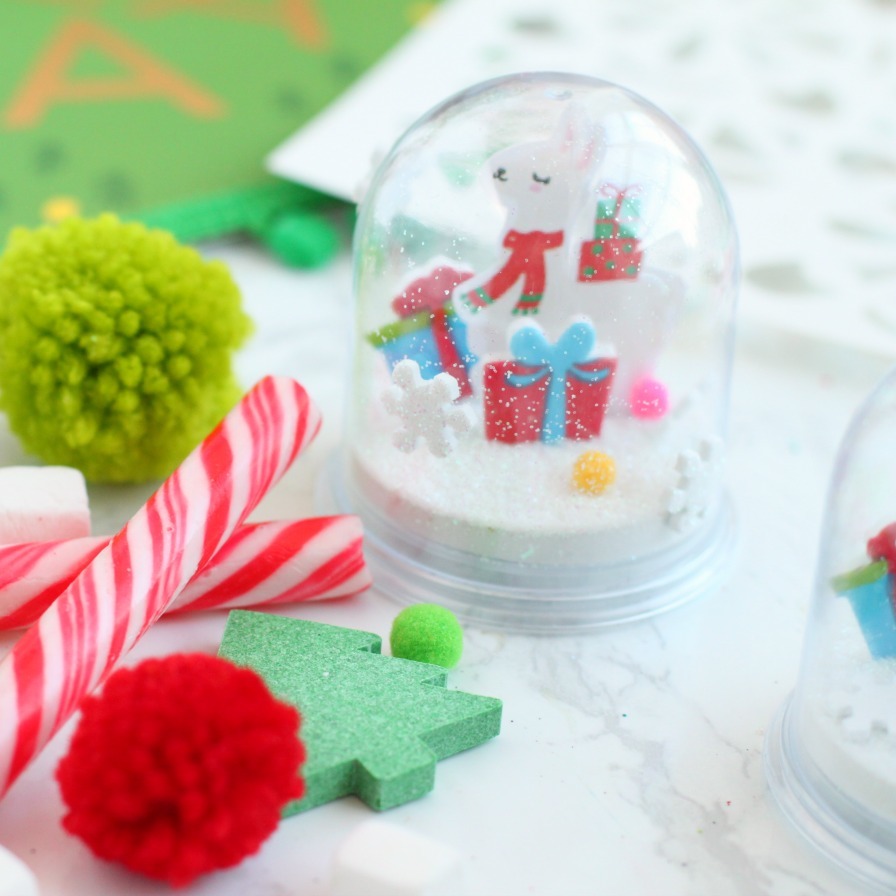 Llama Snow Globe Kids' Craft