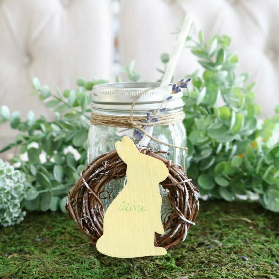 DIY Mason Jar Place Card Holders