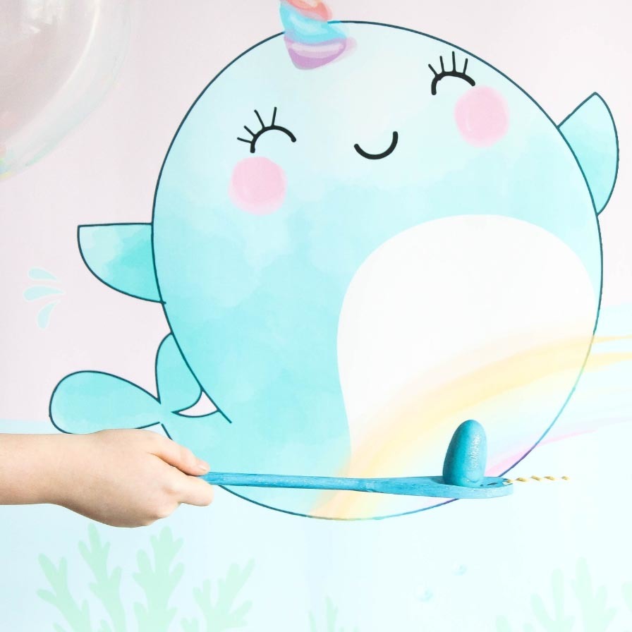 DIY Narwhal Party Game