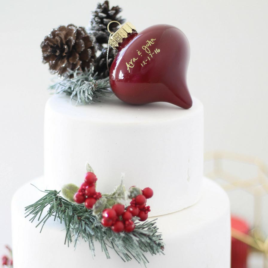 DIY Ornament Wedding Favor