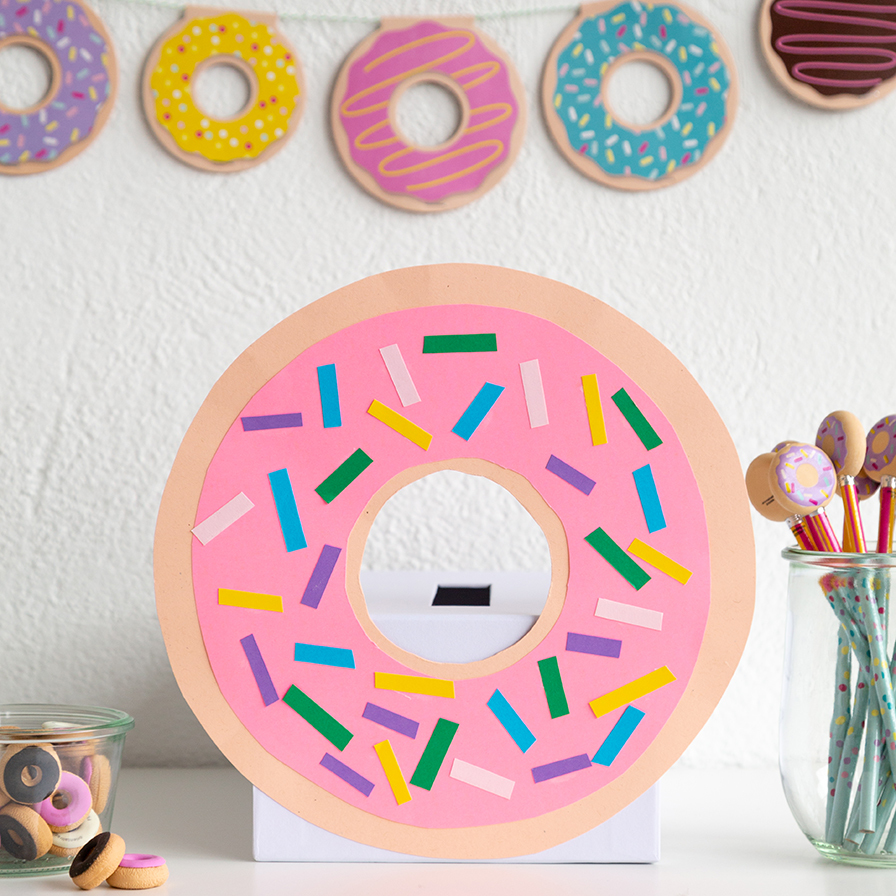 DIY Donut Valentine Card Box