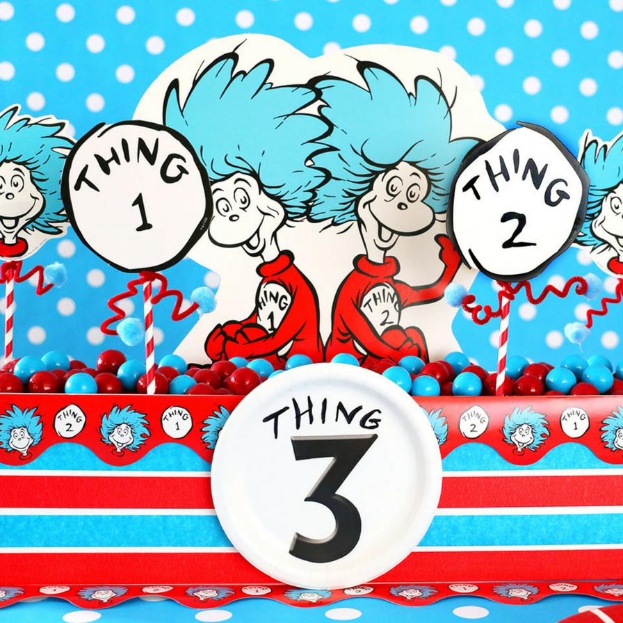 Dr. Seuss™ Thing 1 Bulletin Board Cutouts | Oriental Trading