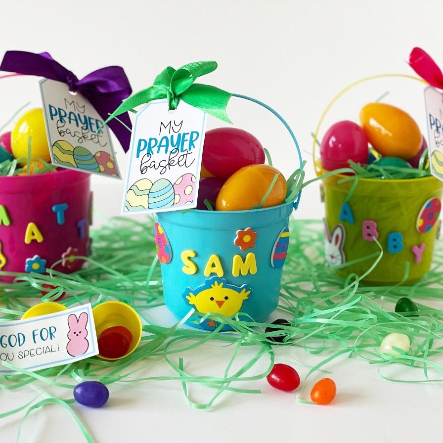 Easter Egg Prayer Basket