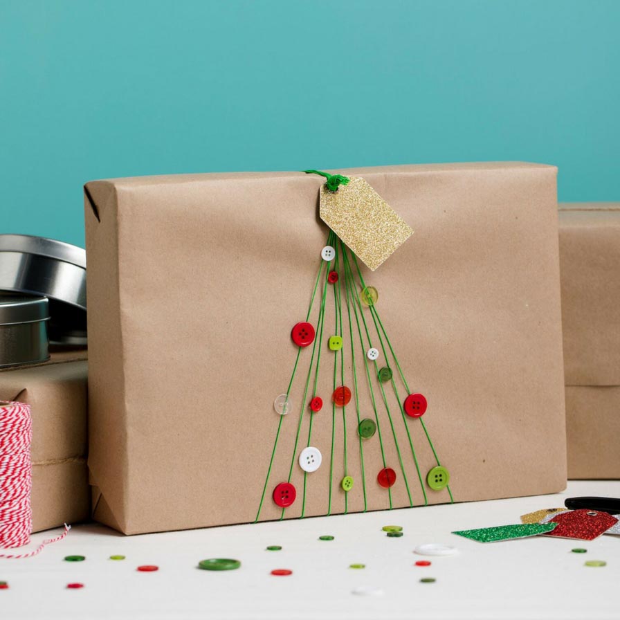 Elastic Christmas Tree Gift Packaging