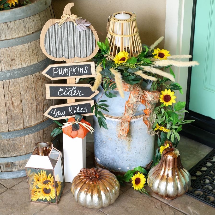 Fall Farmhouse Porch