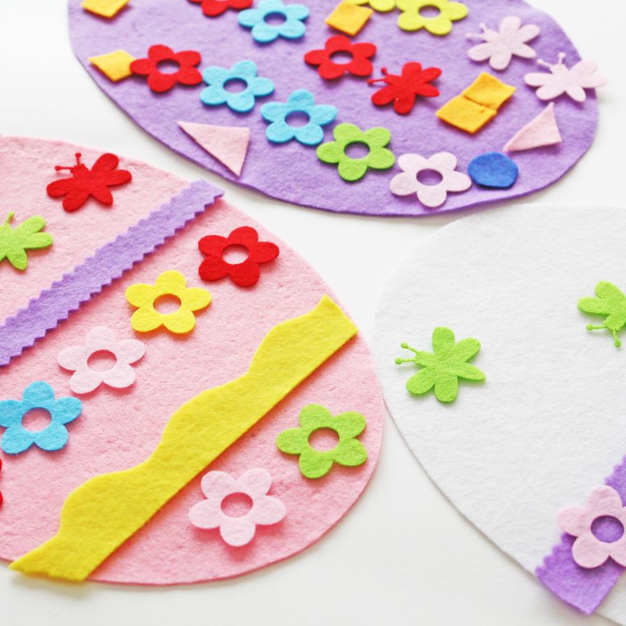 Simple Felt Easter Egg Activity