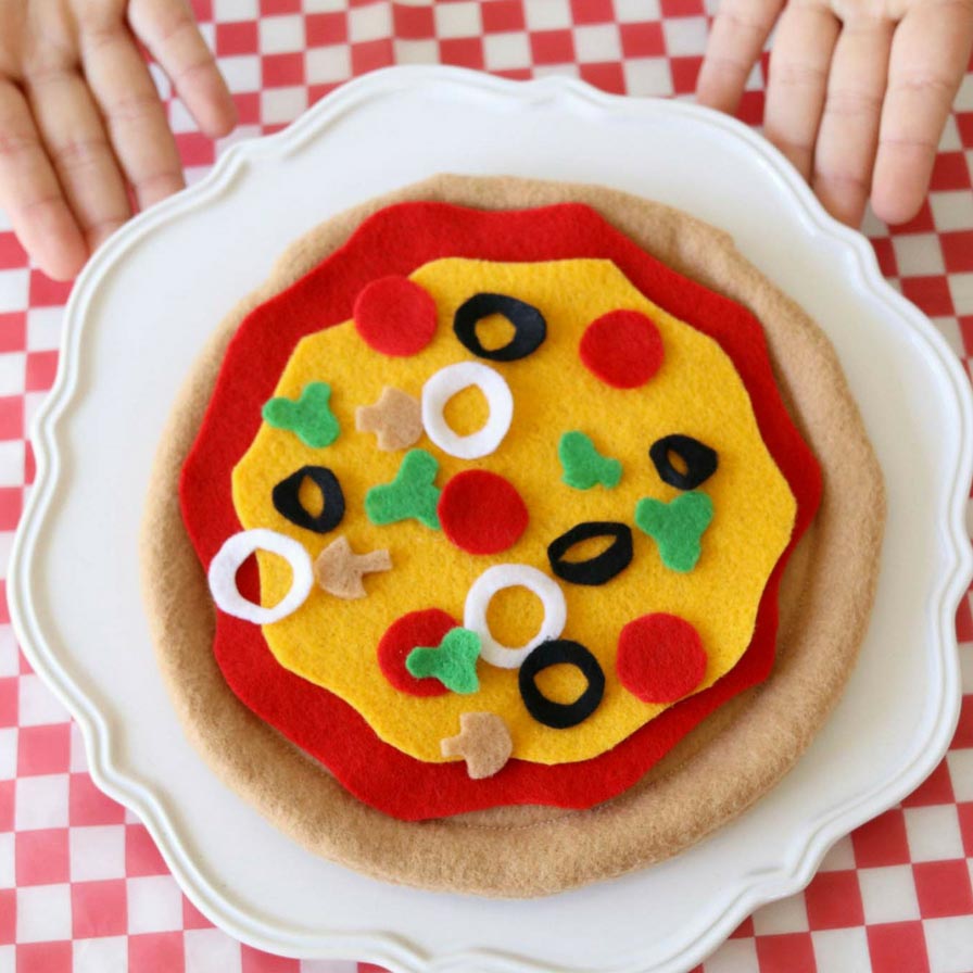 Felt Pizza Playset Craft