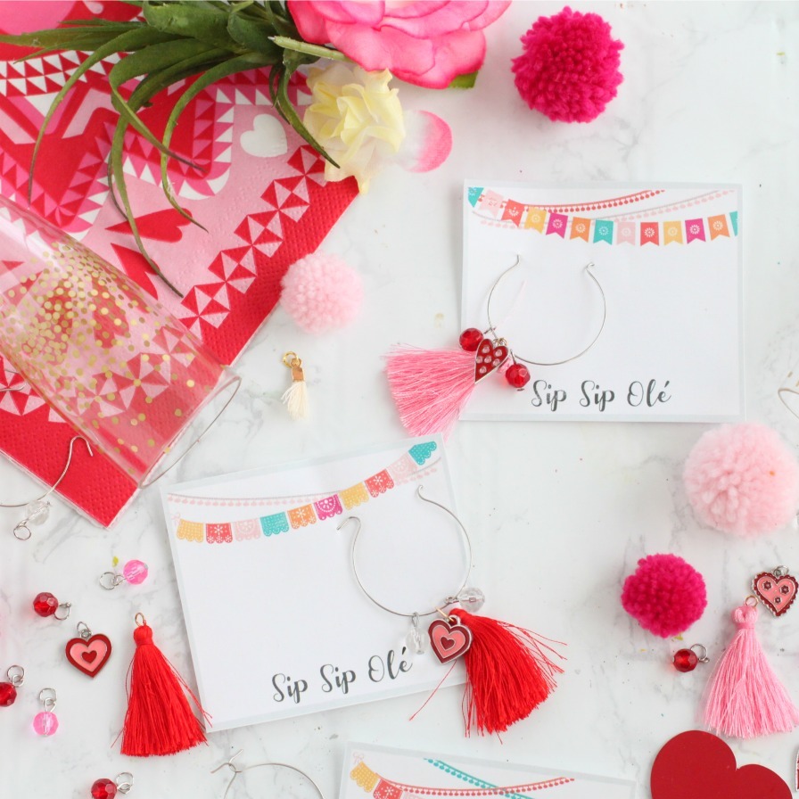 DIY Fiesta Tassel Drink Charms