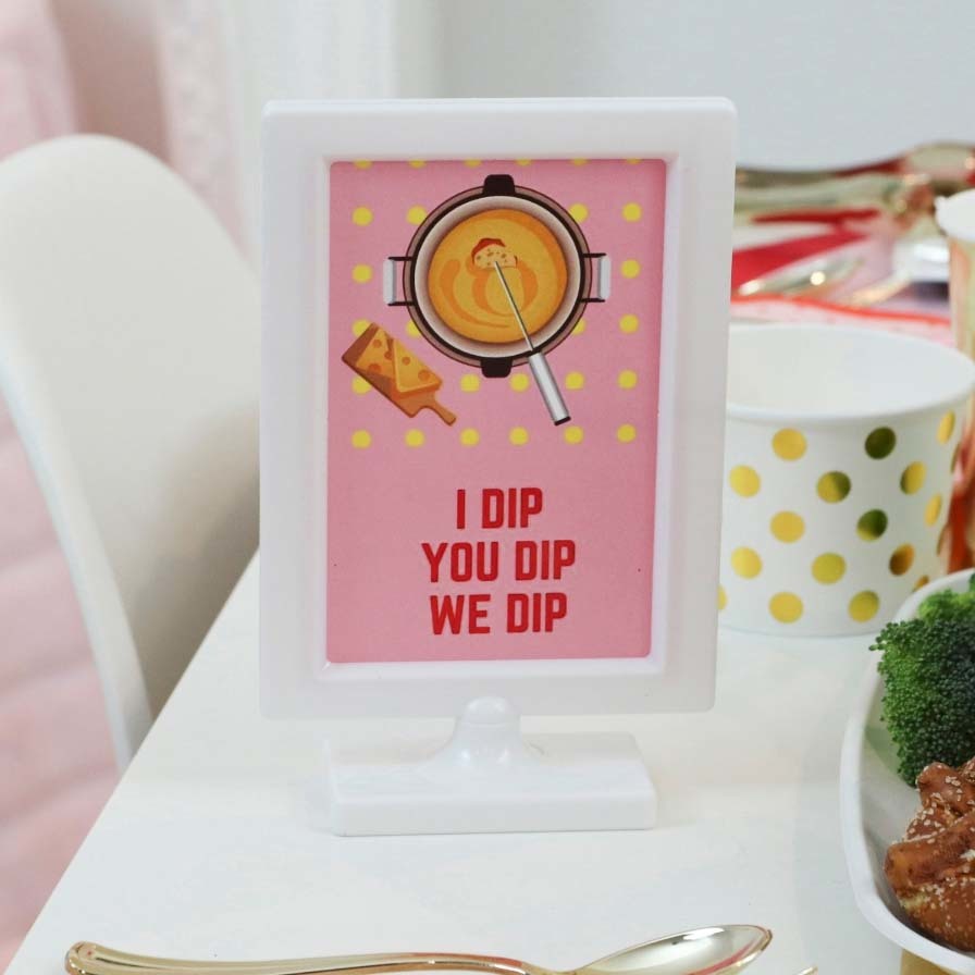 Fondue Bridal Shower Printable Pack