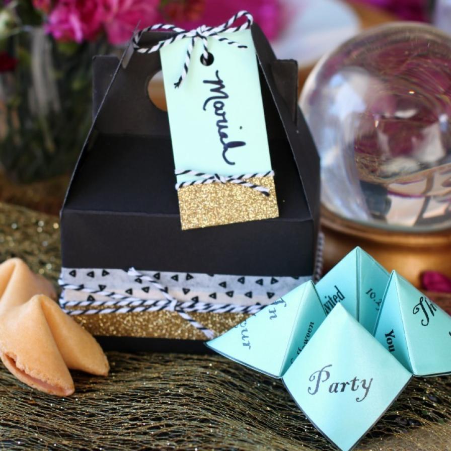 DIY Fortune Teller Invitations