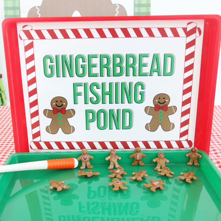 Gingerbread Man Fishing Game