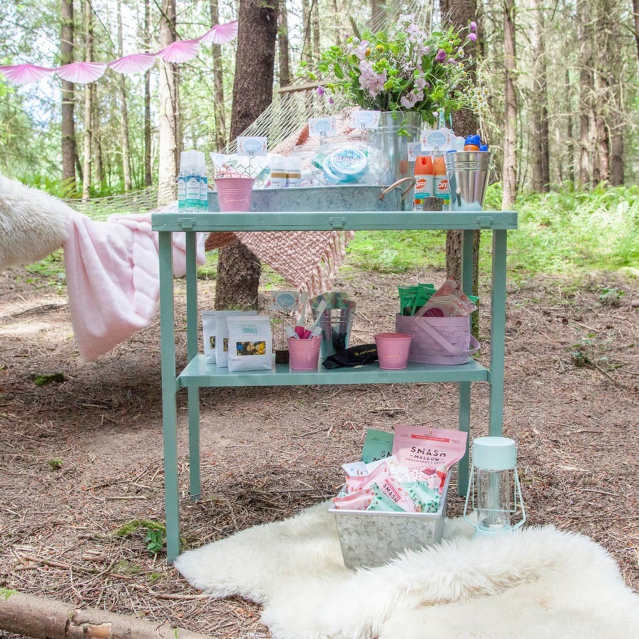 Bachelorette Glamping Comfort Station