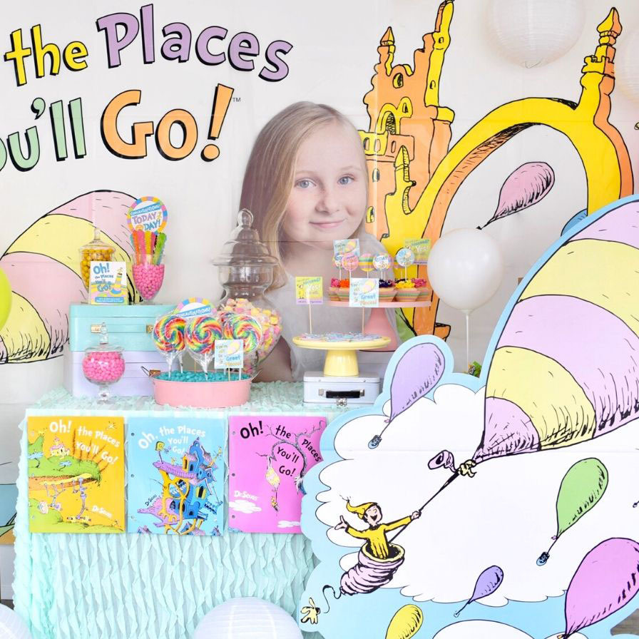 Oh the Places You'll Go Graduation Candy Buffet