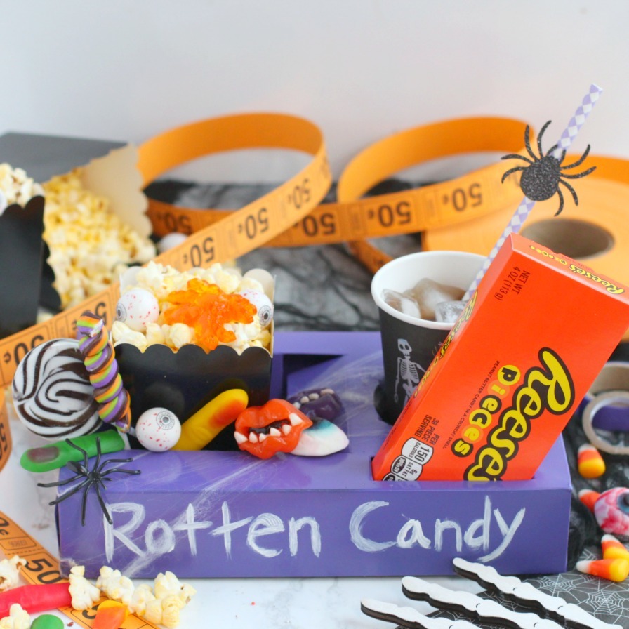 Halloween Movie Snack Tray