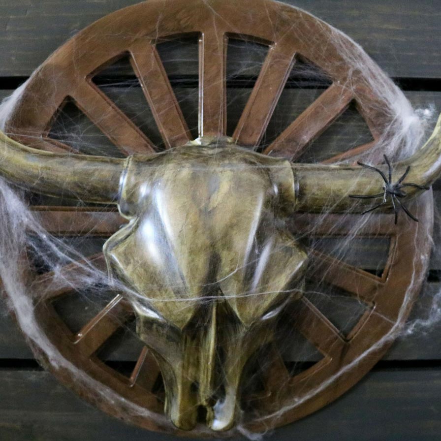 DIY Haunted Ghost Town Wall Decor