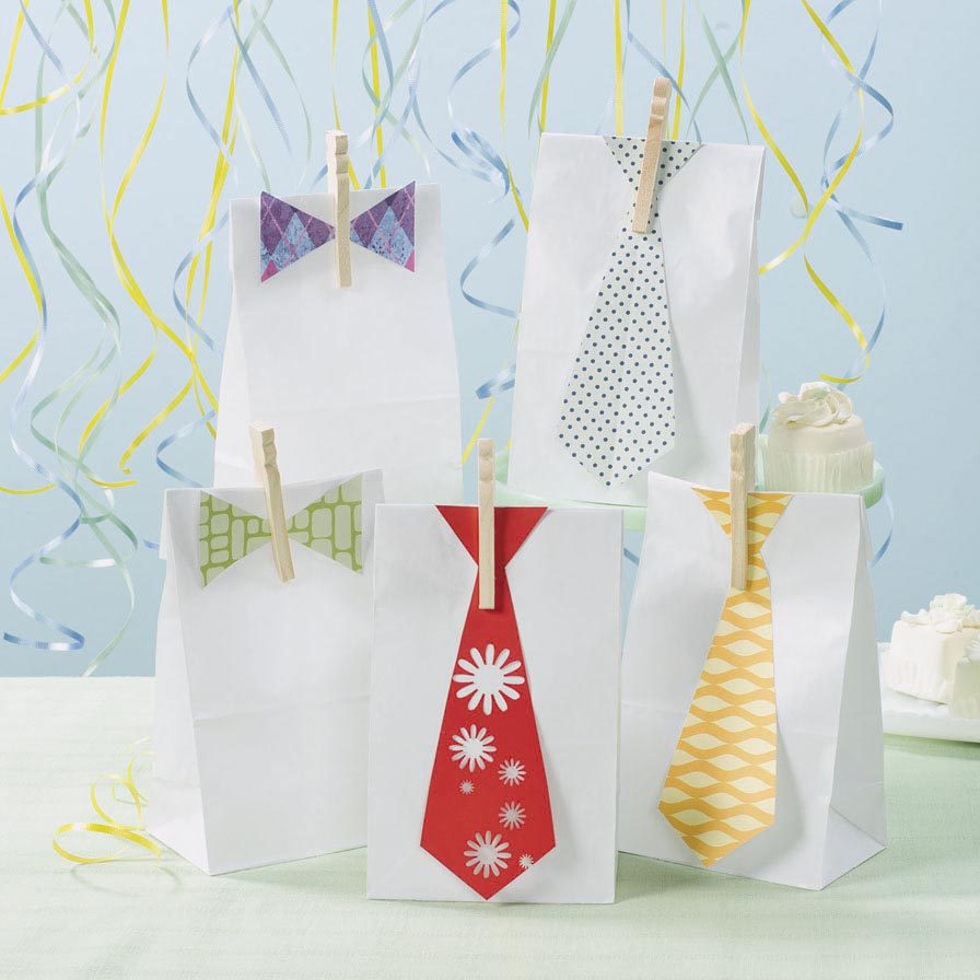 Little Man Party Favor Bag Idea