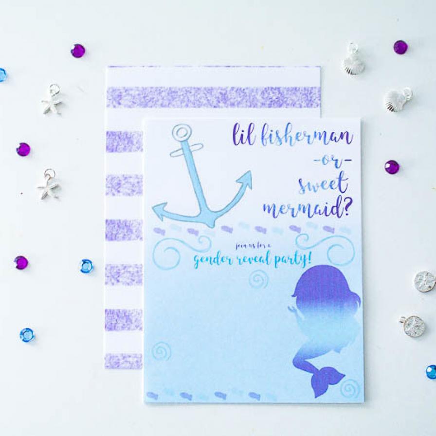 Message In A Bottle Invitations
