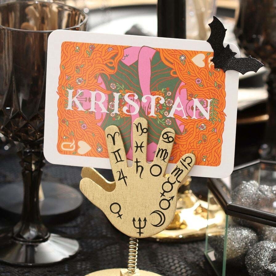 DIY Palmistry Chart Place Cards