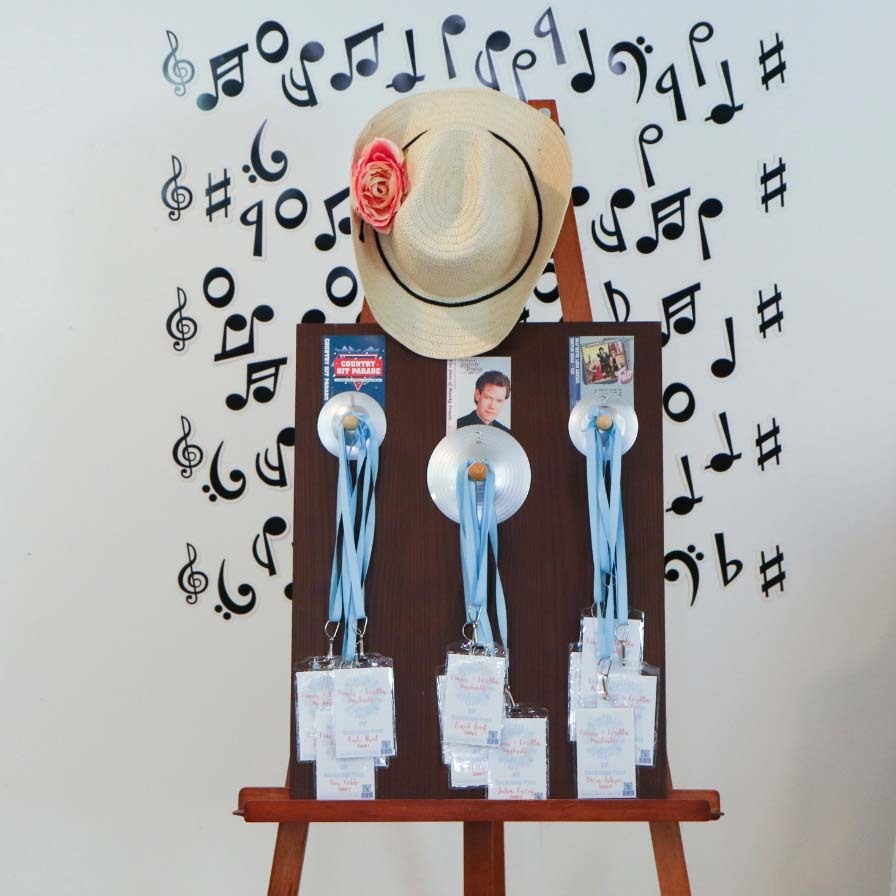Music Inspired Wedding Seating Chart